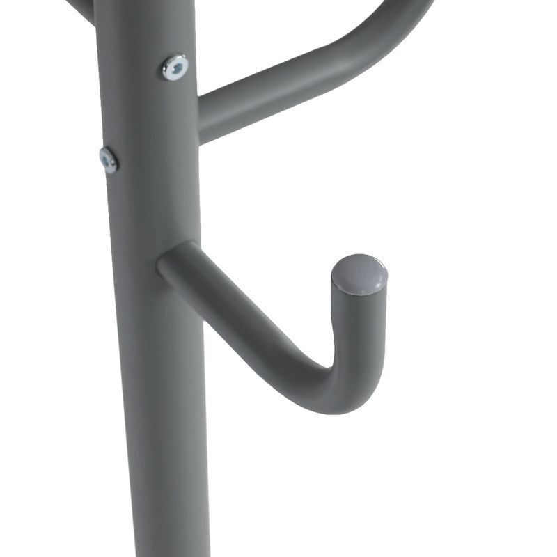 Stojanový vešiak, 175cm, kov sivý, 80609-06 GREY