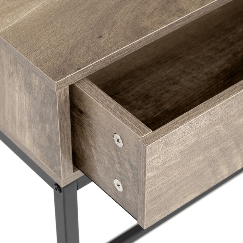 Konzolový stolík 80cm, MDF, sivý dub, CT-G1077 GREY