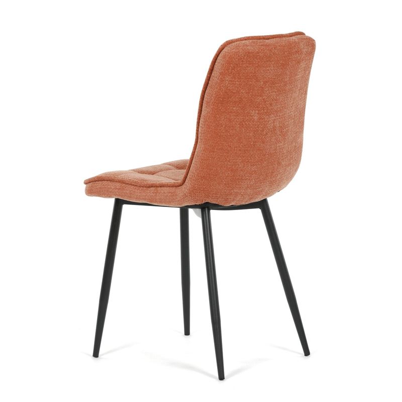 Jedálenský set so 4 stoličkami Leonis, 110x70cm, oranžový, MDF divoký dub, ASE-1043 ORA2