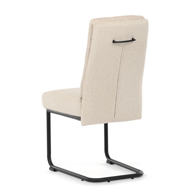 Jedálenský set so 4 stoličkami Antares, 180x90cm, krémový, dýha orech, ASE-1045 CRM2