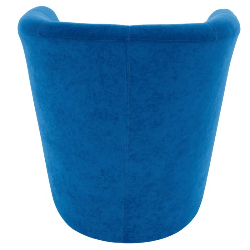 Kreslo klubové, modrá látka, CUBA