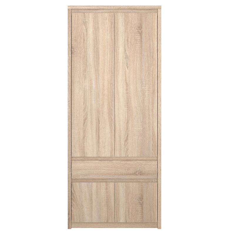 Skriňa, 88cm, vešiaková, dub sonoma, NORTY 1Z4D
