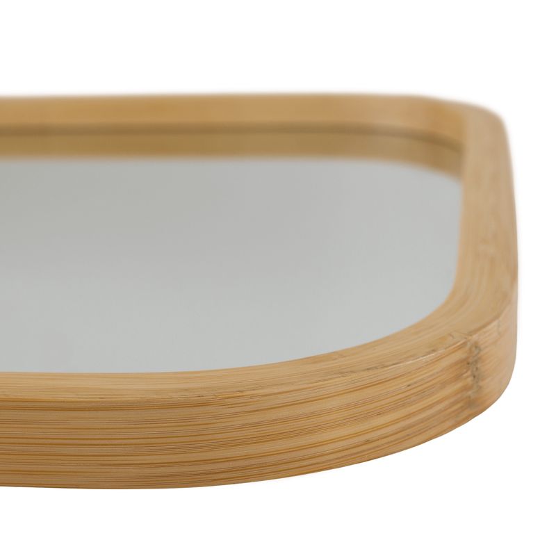 Zrkadlo, 33x40cm, bambus prírodný, LEMI 2
