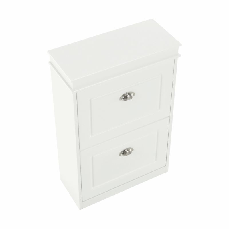 Botník, 54cm, 2-radový, biely, SEBER TYP 1