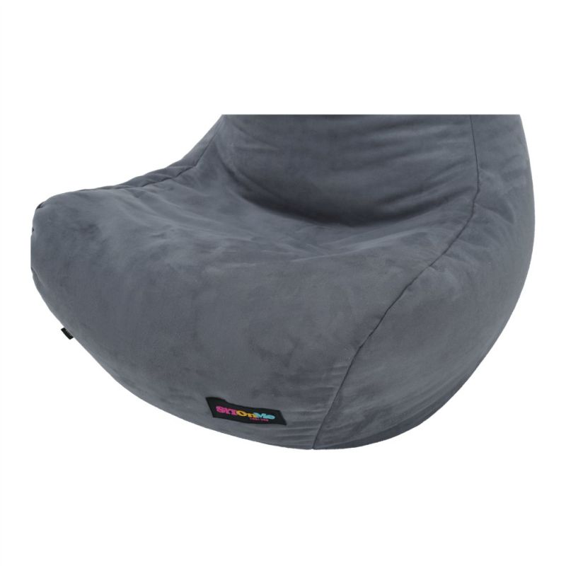 Sedací vak, 50cm, sivá látka, LAPIN