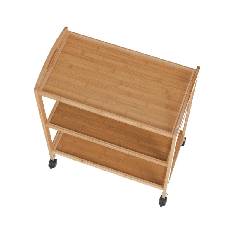 Servírovací vozík, 60cm, prírodný, MARSEL