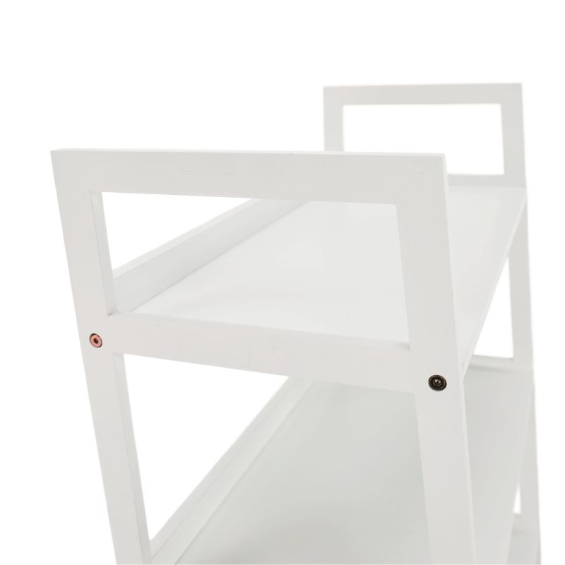 Regál, 63cm, 3-policový, biely, REON TYP 1