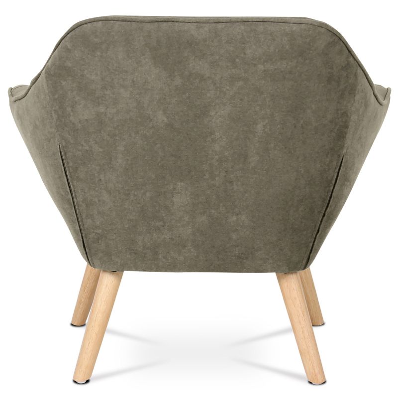 Relaxačné kreslo, béžová látka, AK-321 LAN2