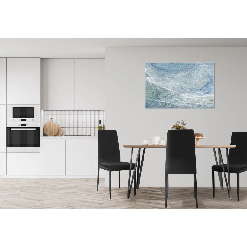 Jedálenský stôl, 150x80cm, MDF, dub, čierny, FRIADO