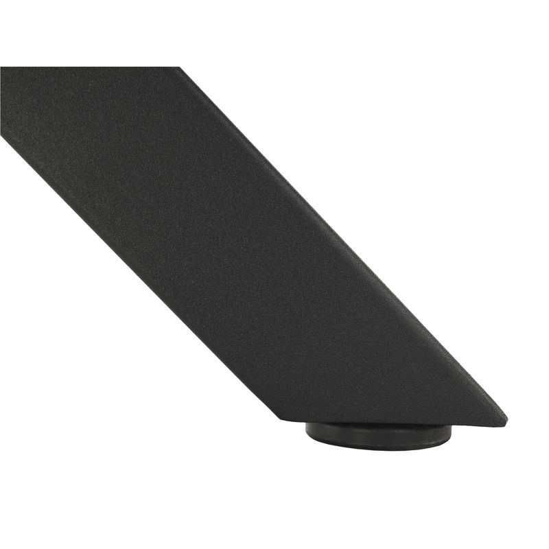 Jedálenský stôl, okrúhly 120cm, MDF, betón, čierny, MEDOR