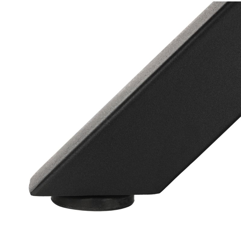 Jedálenský stôl, okrúhly 120cm, MDF, tmavý dub, čierny, MEDOR