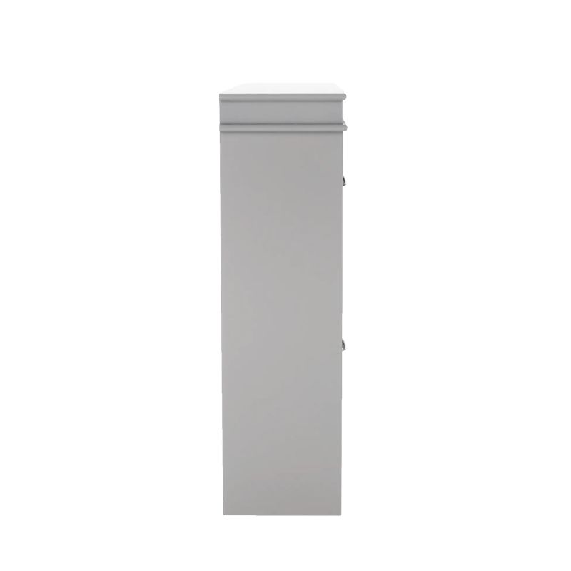 Botník, 104cm, 2-radový, sivý, SEBER TYP 5