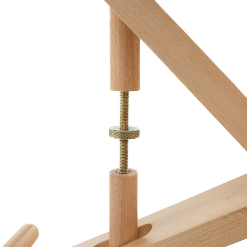 Ergonomická kľakačka, 46cm, oranžová látka, buk, FLONET