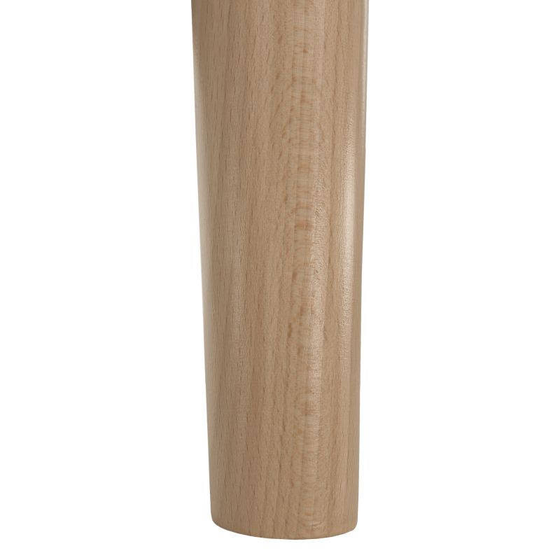 Kreslo ušiak, buk drevo, hnedá látka, SAMY