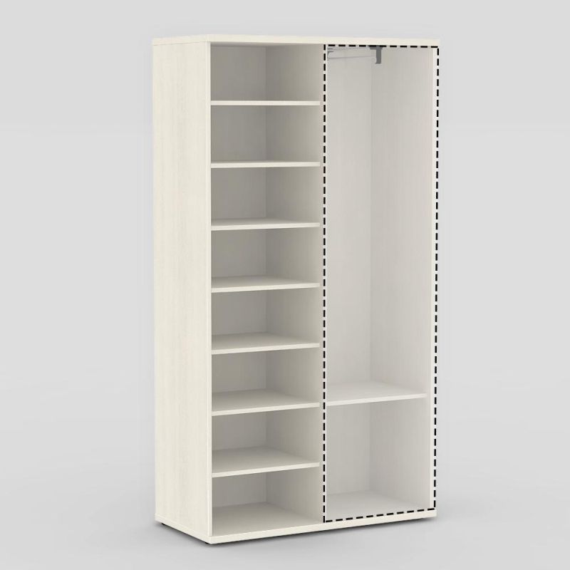 Skriňa, 100cm, kombinovaná, viac farieb, REA ALBERTA 05