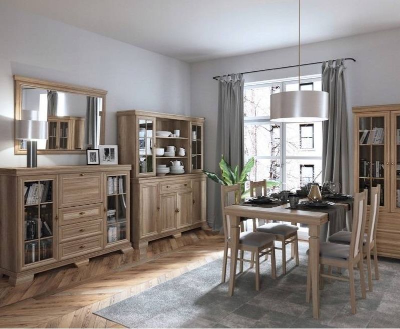 Regál, 68cm, otvorený, sosna andersen, KORA KR1