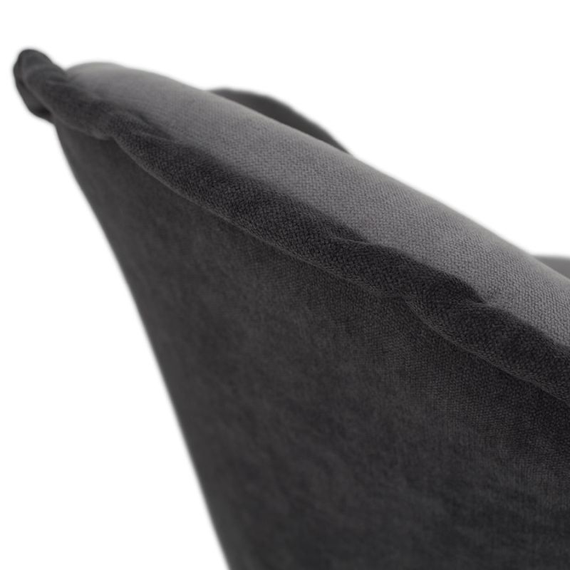 Kreslo s úložným priestorom, tmavosivá a svetlosivá látka, PERSI