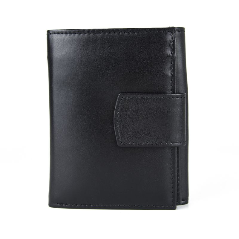 Kožená unisex peňaženka č.8146 v čiernej farbe
