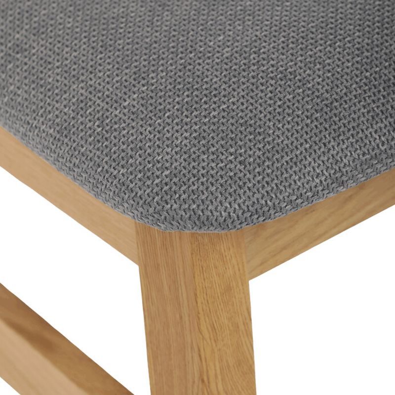 Stolička, prírodná, masív, C-2100 GREY2