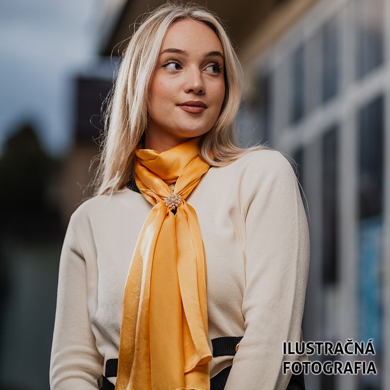 Hodvábna šatka FIALOVÁ 90 x 90cm