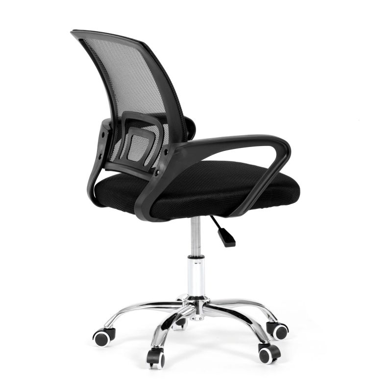 Detská stolička, čierna, sieťovina, 120 kg, KA-L103 BK