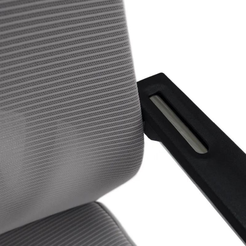 Zasadacia stolička, sivá sieťovina, kov chróm, KABIR