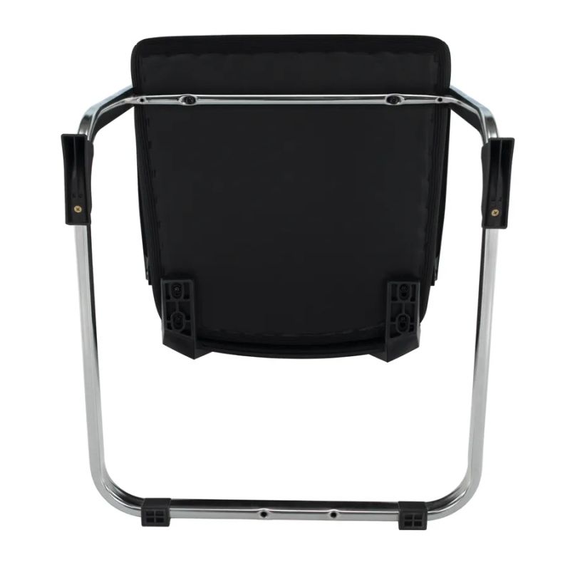 Zasadacia stolička, čierna sieťovina, kov chróm, RAVIL