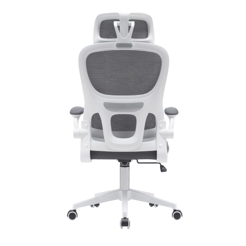 Kancelárske kreslo, tmavosivá sieťovina, RENARD