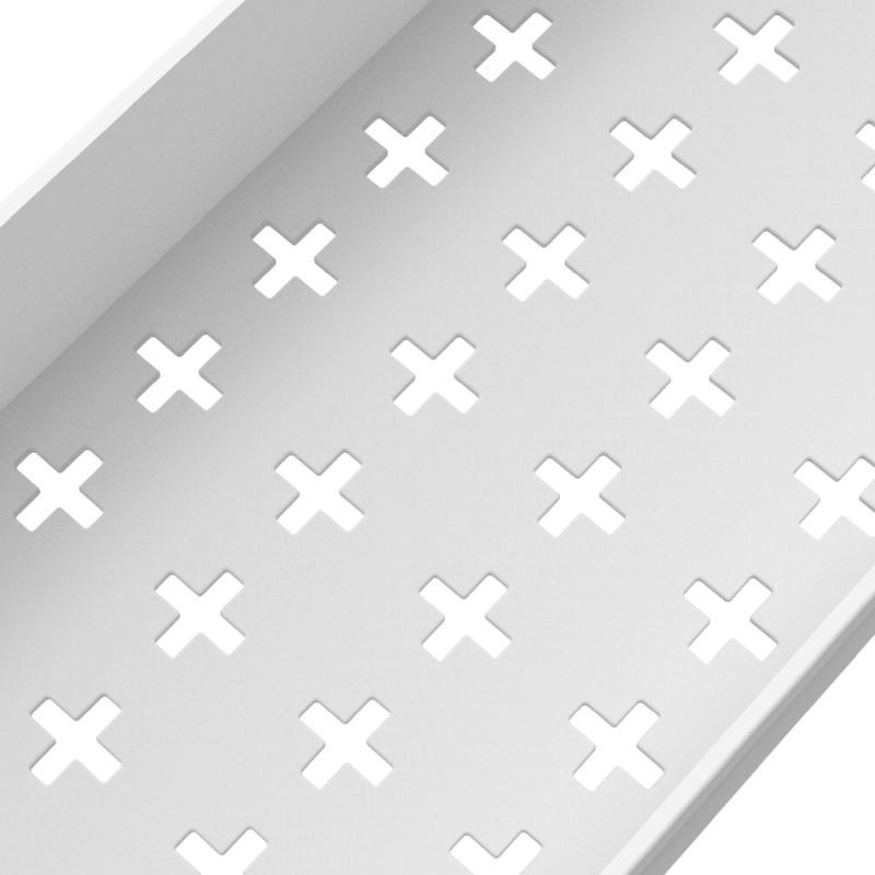 Pojazdný regál, 40cm, biely, ALIOL TYP 3