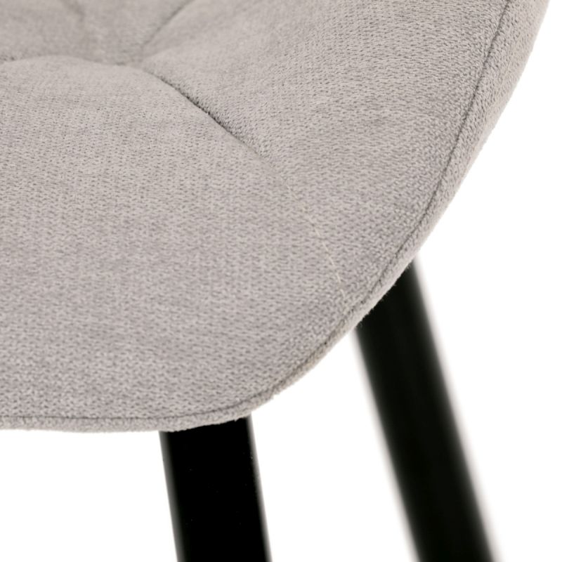 Jedálenská stolička, hnedá, látka, CT-285 LAN2