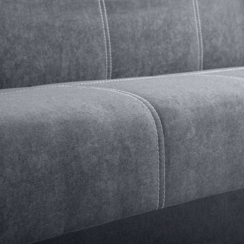 Rozkladacia pohovka, sivá, GINY