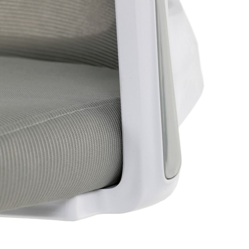 Kancelárska stolička, sivá, sieťovina, 120 kg, KA-K2031 GREY