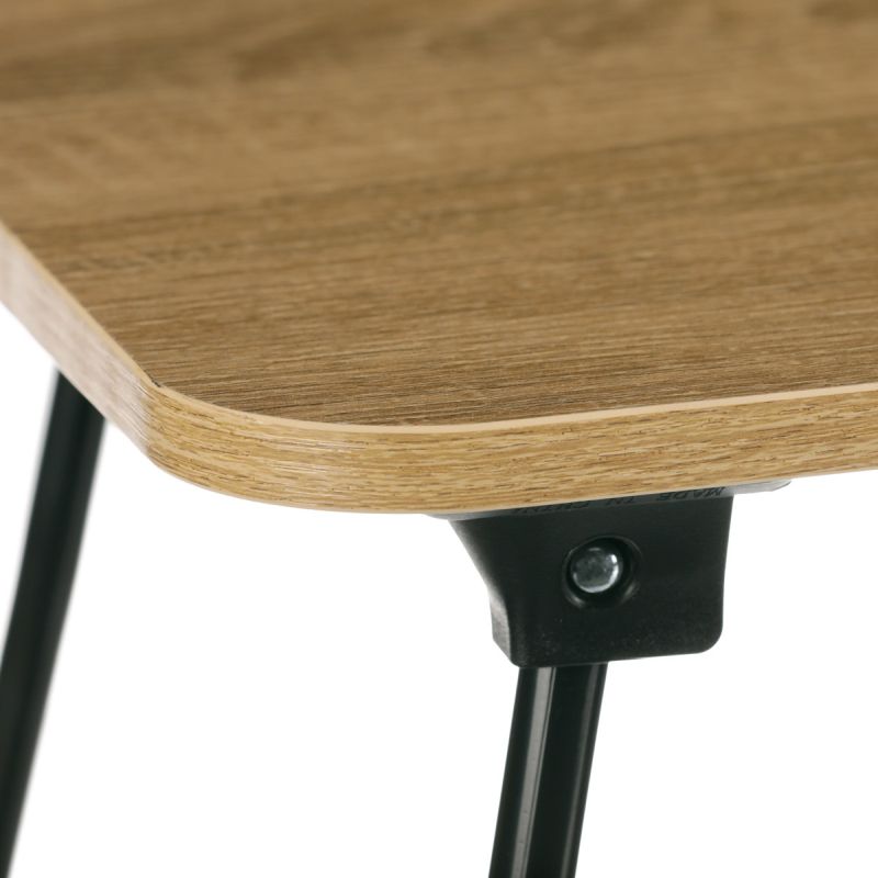 Príručný stolík na notebook, 53x30cm, MDF, dub, GD-022 OAK