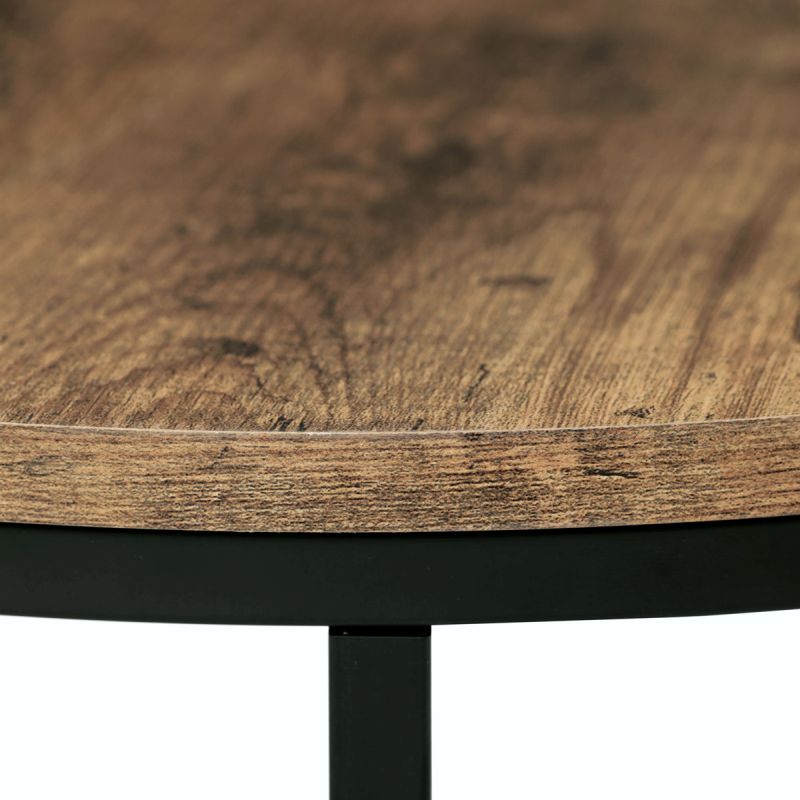 Set 2ks stolíkov 80x80cm, MDF staré drevo, AF-3002 OLW