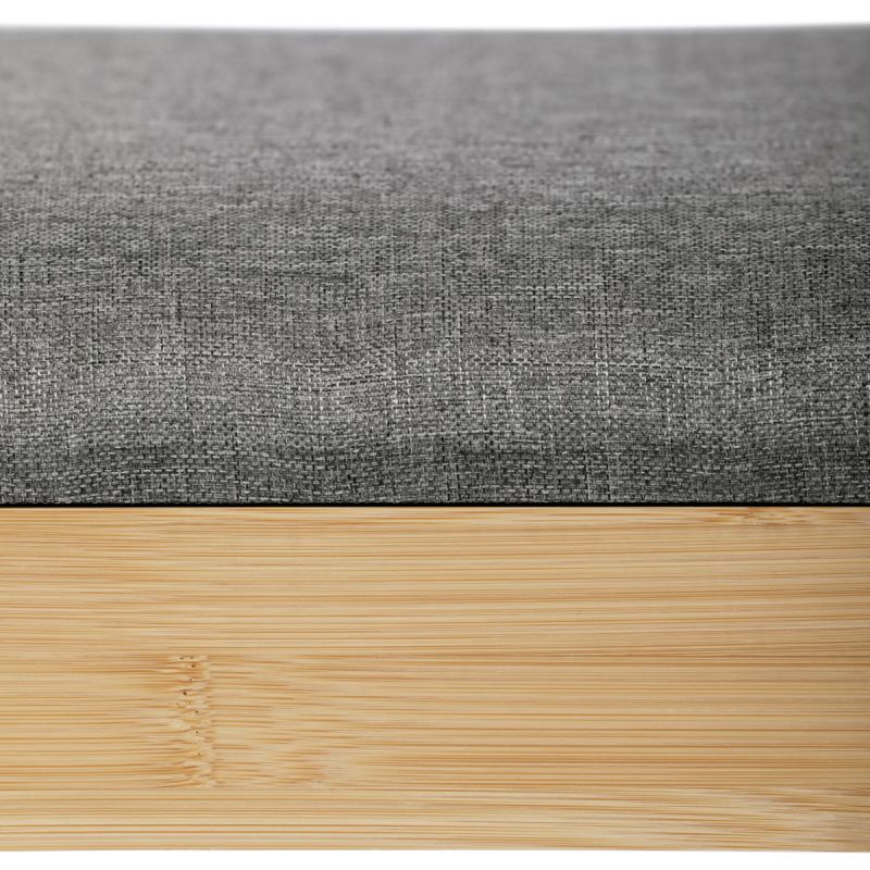 Botník, 91cm, bambus, prírodný, látka, DR-N1016 GREY2