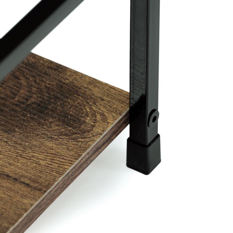 Regál, 29cm, kov, MDF, staré drevo, GD-214 OLW