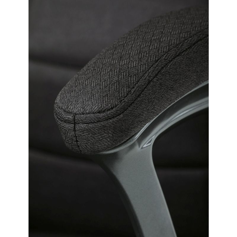 Kancelárske kreslo, čierna, látka, 120 kg, KA-C713 BK2