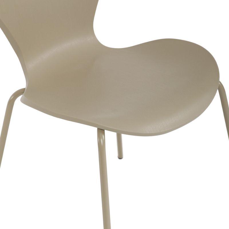 Jedálenská stolička, plast, hnedá, CT-X7034 CAP