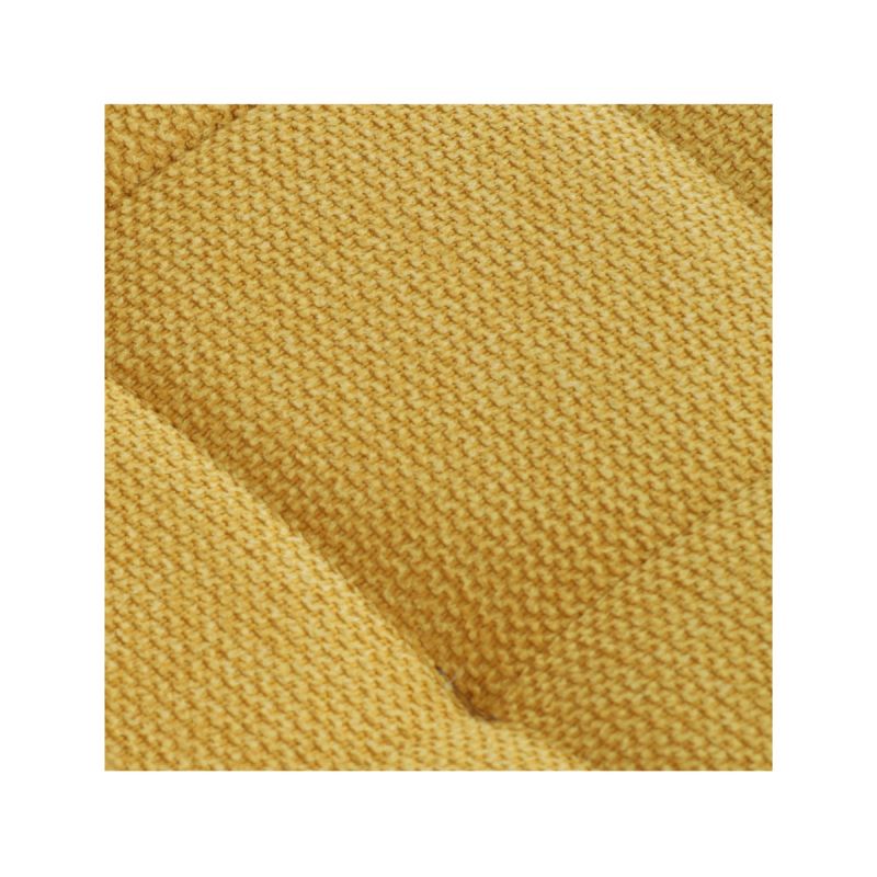 Jedálenská stolička, žltá, látka, HC-462 YEL2