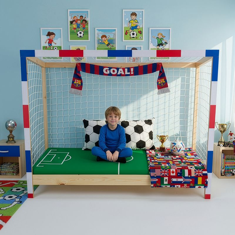 Montessori posteľ, 90x200, viacfarebná, FUTAL