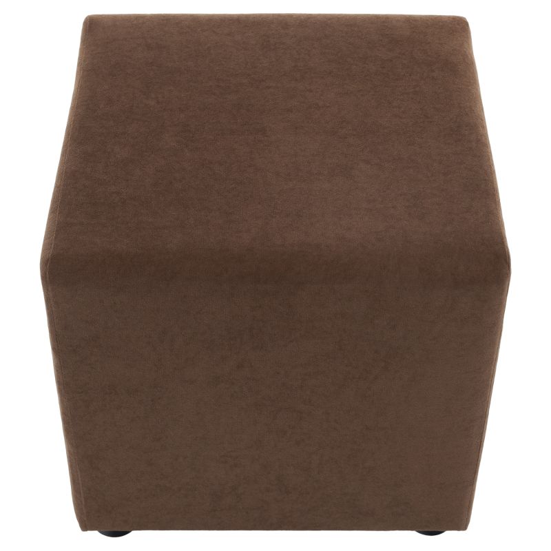 Taburet, 40cm, hnedá látka Alova, REGOR