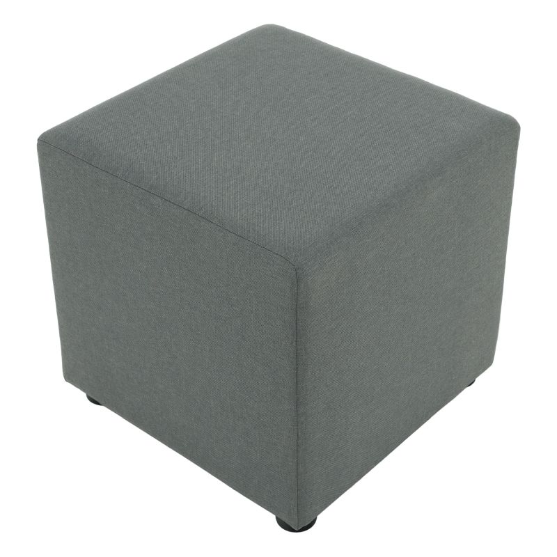 Taburet, 40cm, zelená látka Savana, REGOR