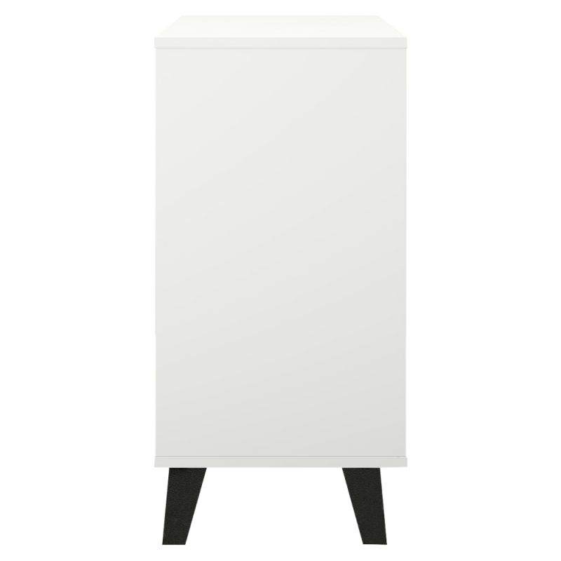 Komoda, 70cm, 4-zásuvková, biela, BOGAN NEW 4S70