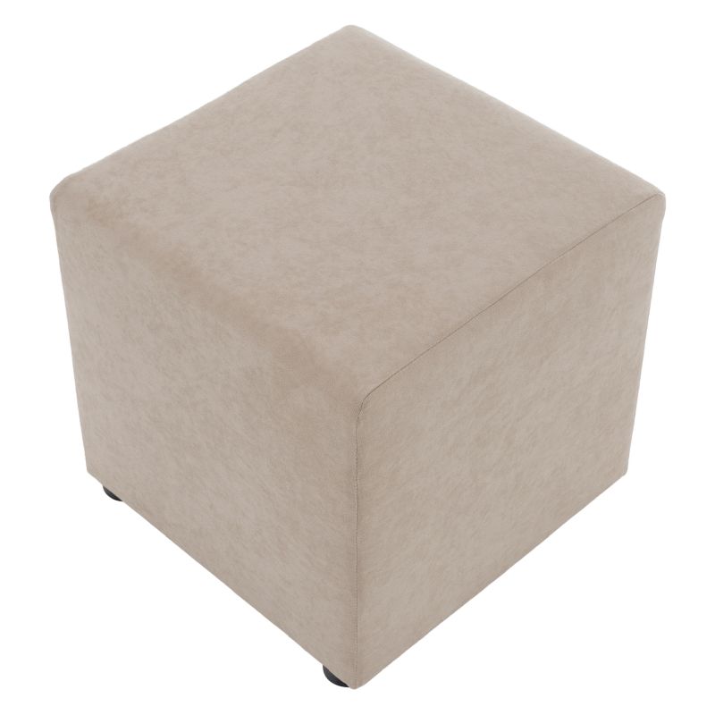 Taburet, 40cm, béžová látka Alova, REGOR