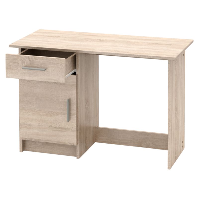 Univerzálny PC stôl, 108x50cm, dub sonoma, SIRISS NEW