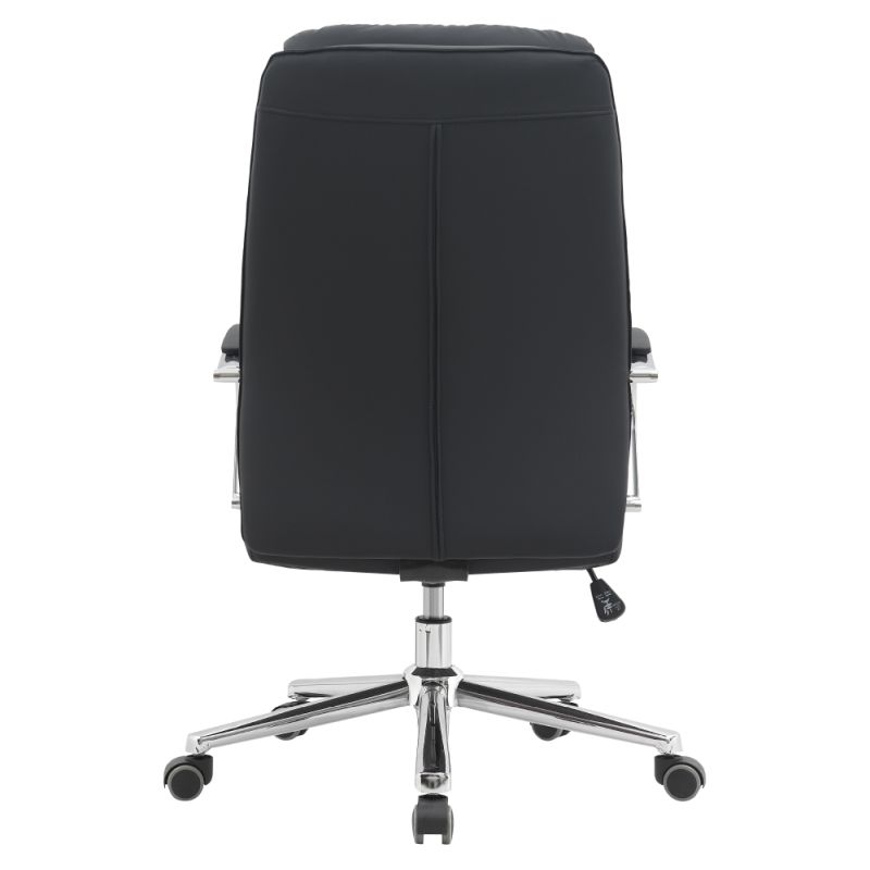 Kancelárske kreslo, čierna ekokoža, ADMON