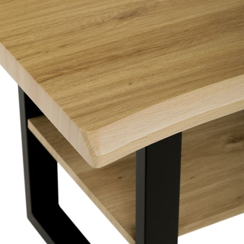 Konferenčný stolík 120x60 cm, MDF, divoký dubCT-F4212 OAK