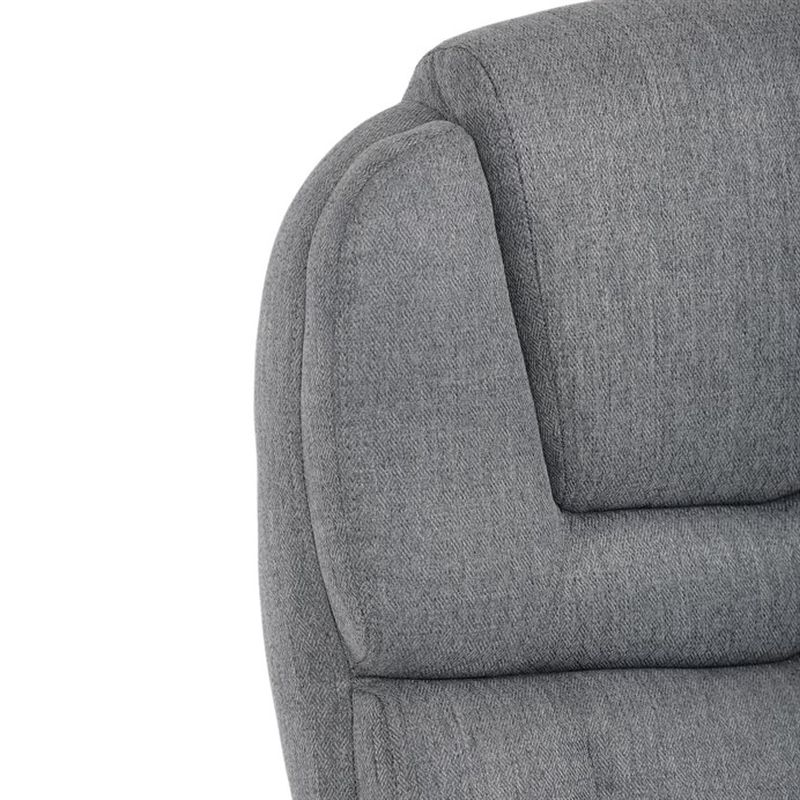 Kancelárske kreslo, sivá, látka, 120 kg, KA-C715 GREY2
