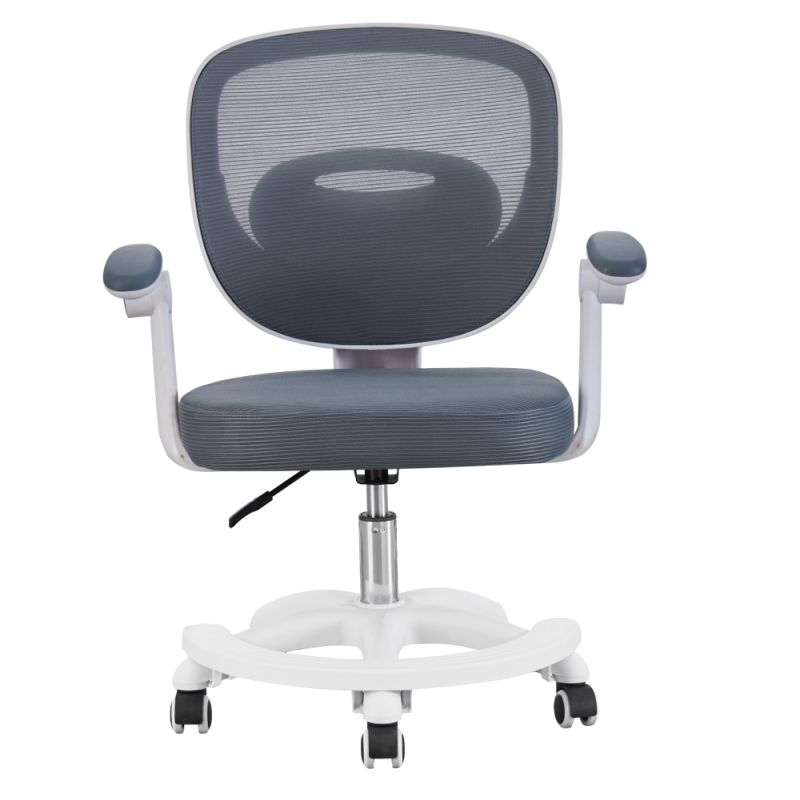 Otočná stolička, sivá sieťovina, TRIXI TYP 2