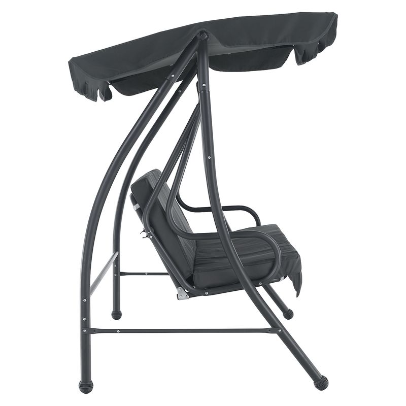 Záhradná hojdačka, sivá, KEMI